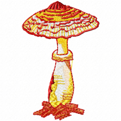 Mushroom Embroidery Design 4 Mushroom Embroidery Design 4